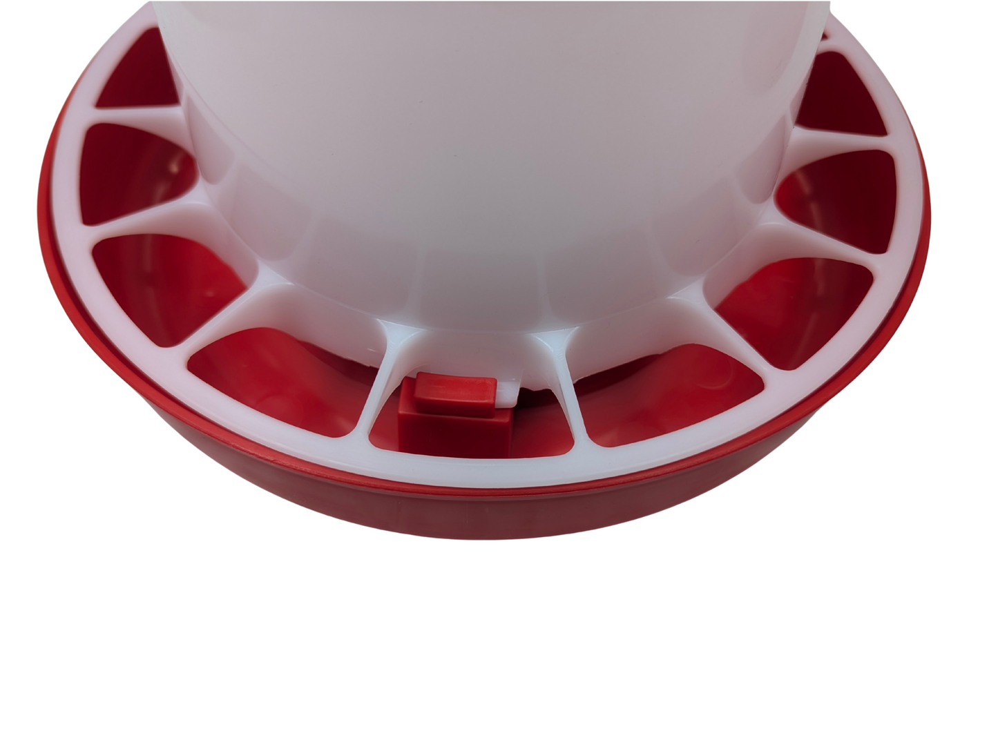 Hen's Choice - 11 LB Poultry Feeder, Twist Lock Base, Adjustable Legs, Hangable with Lid