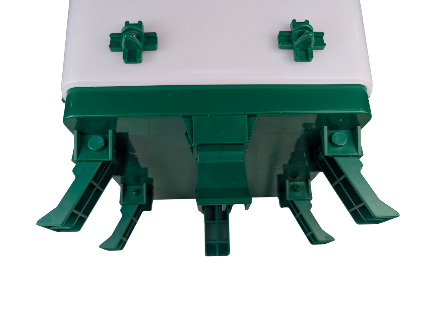 Hen's Choice - 5 Gallon Chicken Waterer with 8 Drinker Nipples, Anti-Roost Lid, Top Fill Design, Heavy Duty Legs