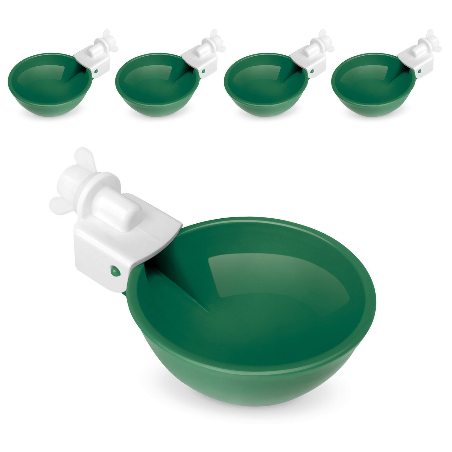 Hen's Choice™ - Large Automatic Chicken Waterer Cups, Poultry Water Kit
