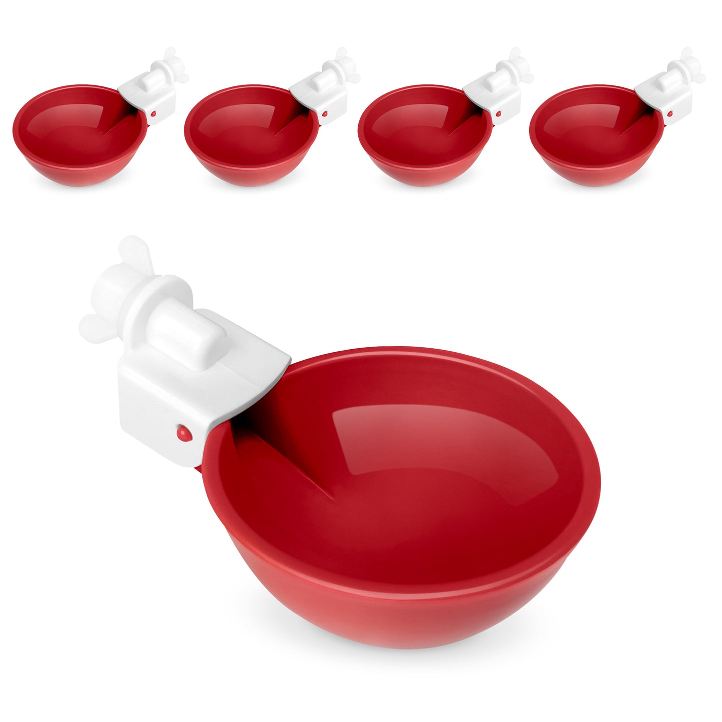 Hen's Choice™ - Large Automatic Chicken Waterer Cups, Poultry Water Kit