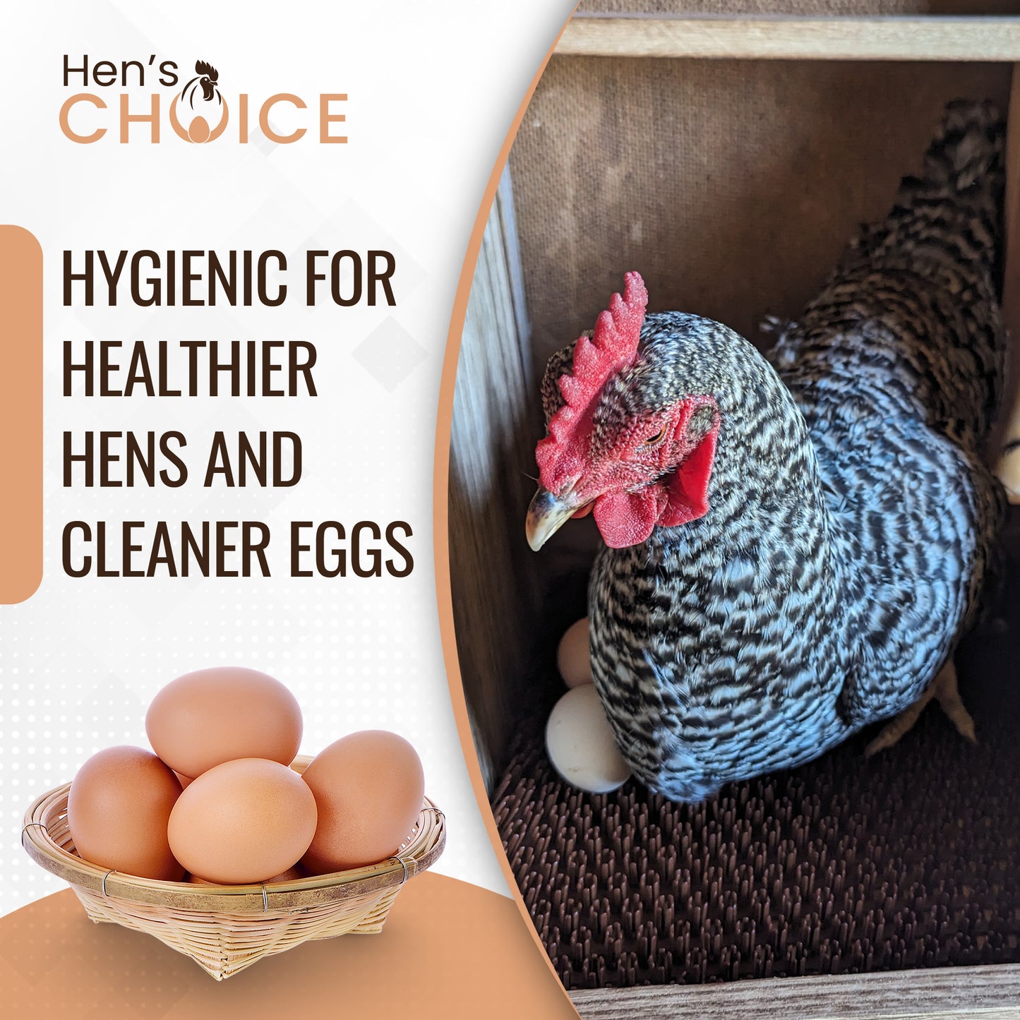 Hen's Choice™ - NestTurf Custom Size Washable Chicken Nesting Box Pads