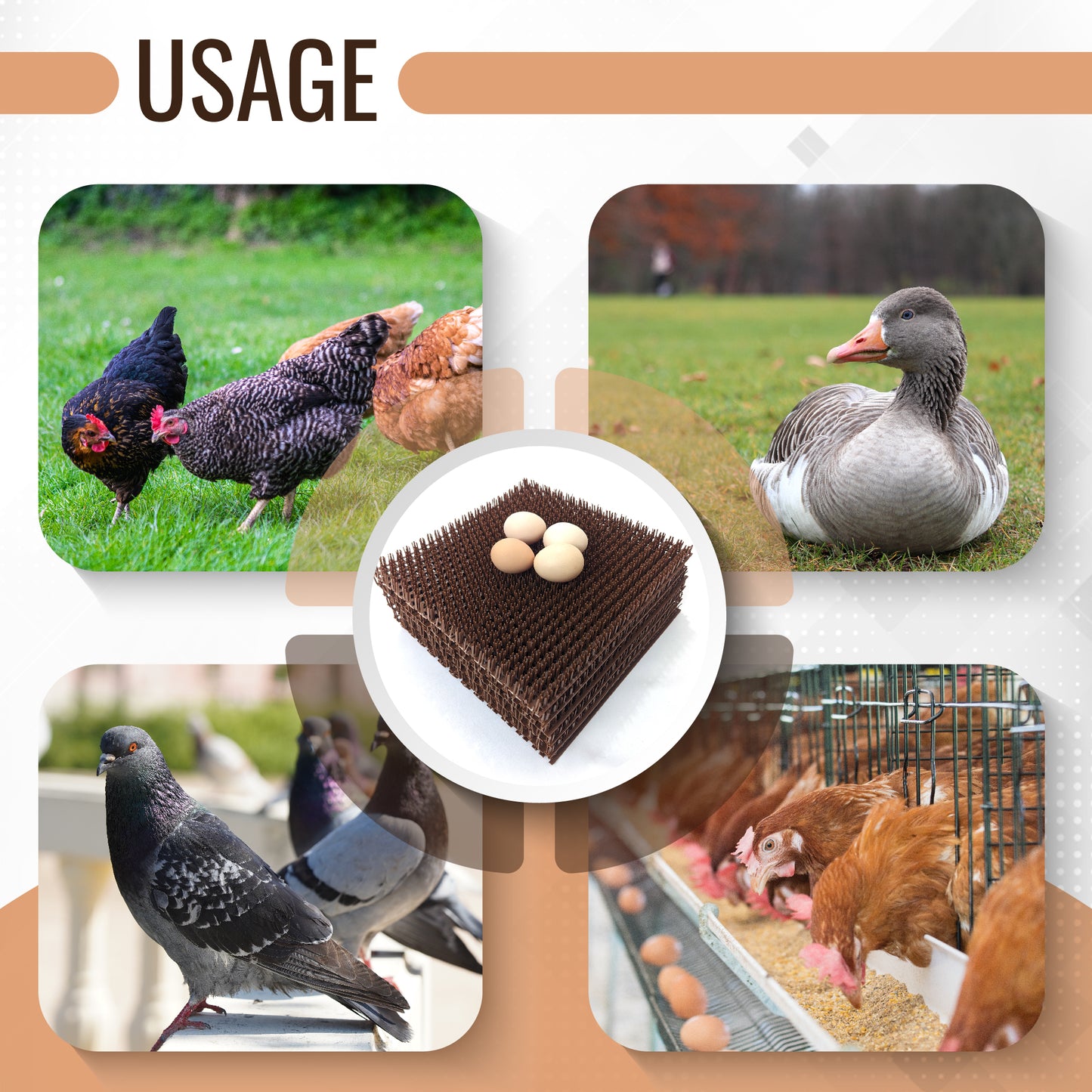 Hen's Choice™ - NestTurf Washable Chicken Nesting Pads 12" x 12"