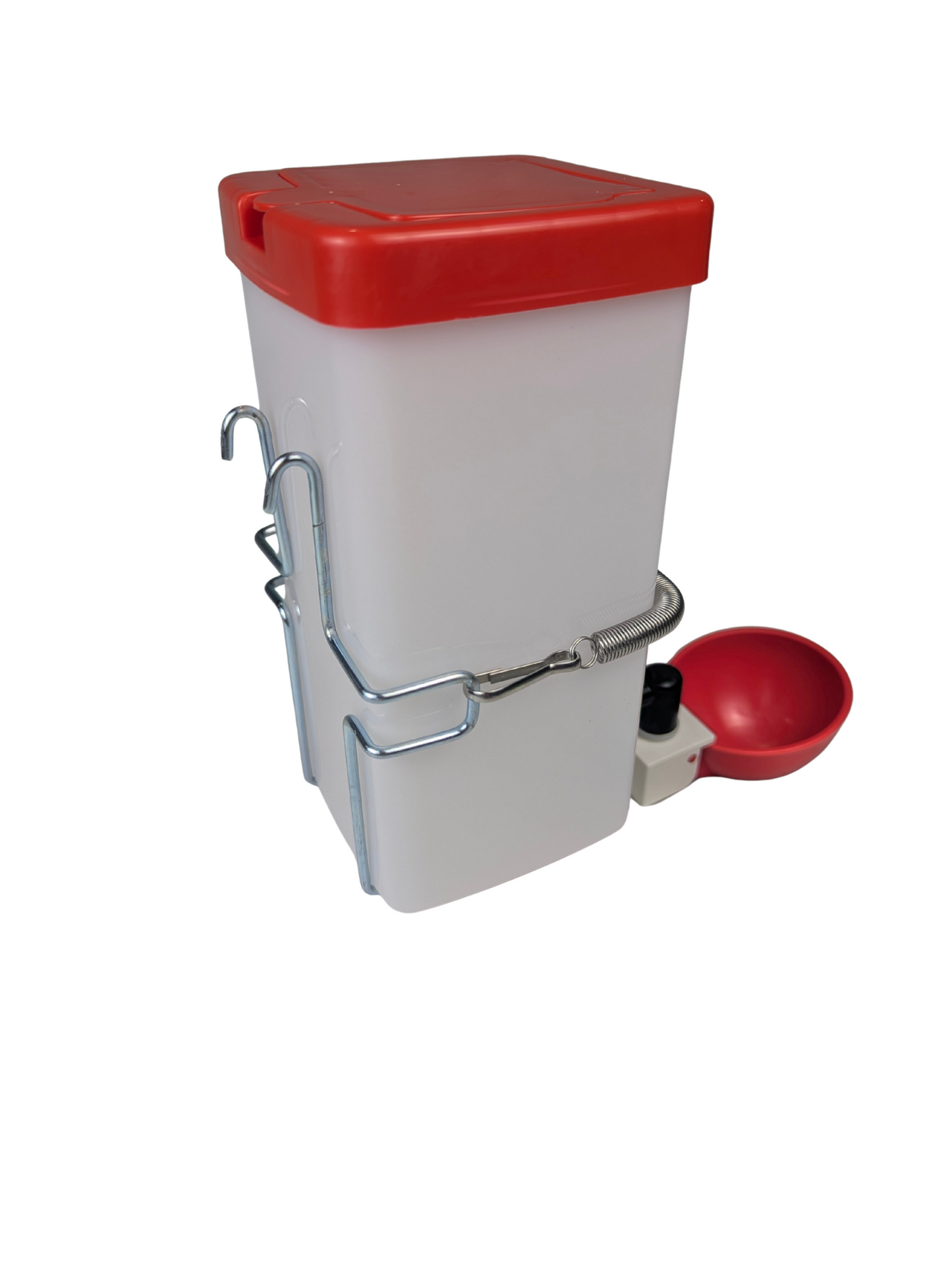 1L (32 oz) Drinker W/Cup, Nipple, & Wire Bracket For Poultry & Small Animals