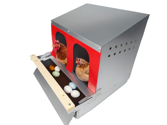 Hen's Choice™ - Roll Out Chicken Nest Box | Reversible | 2 Compartment 21"
