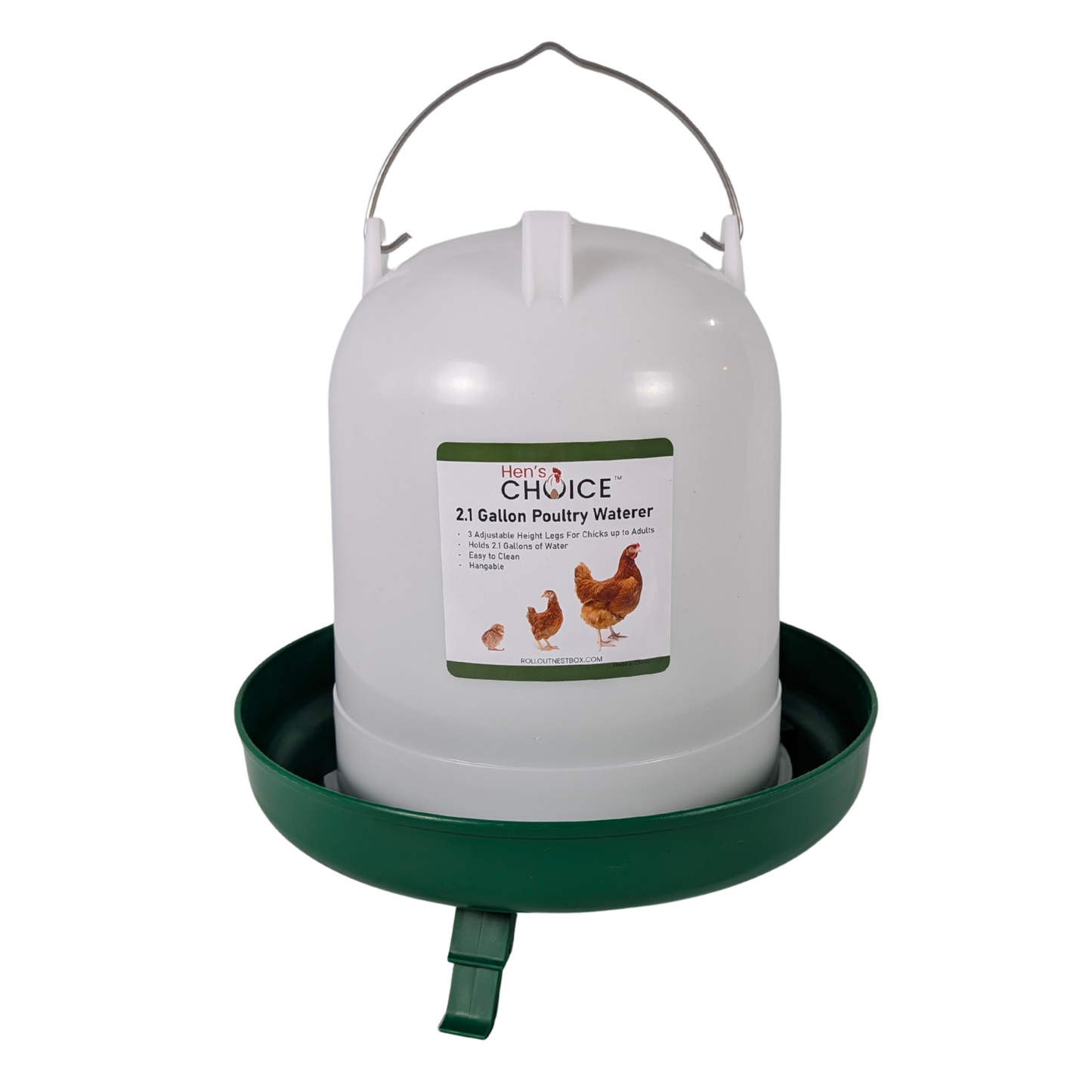 2.1 Gallon Chicken Waterer & 11lb Chicken Feeder Set
