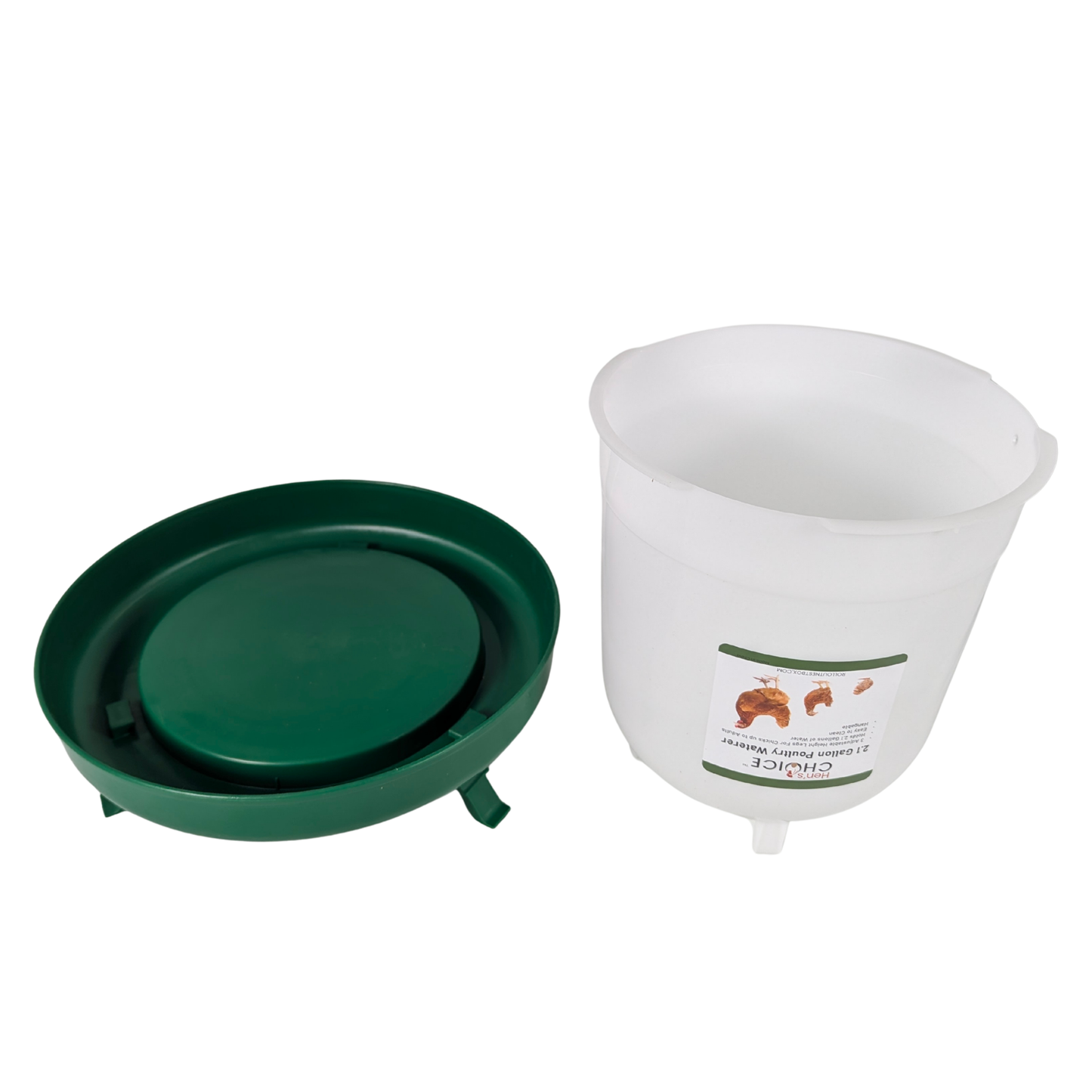 2.1 Gallon Chicken Waterer & 11lb Chicken Feeder Set