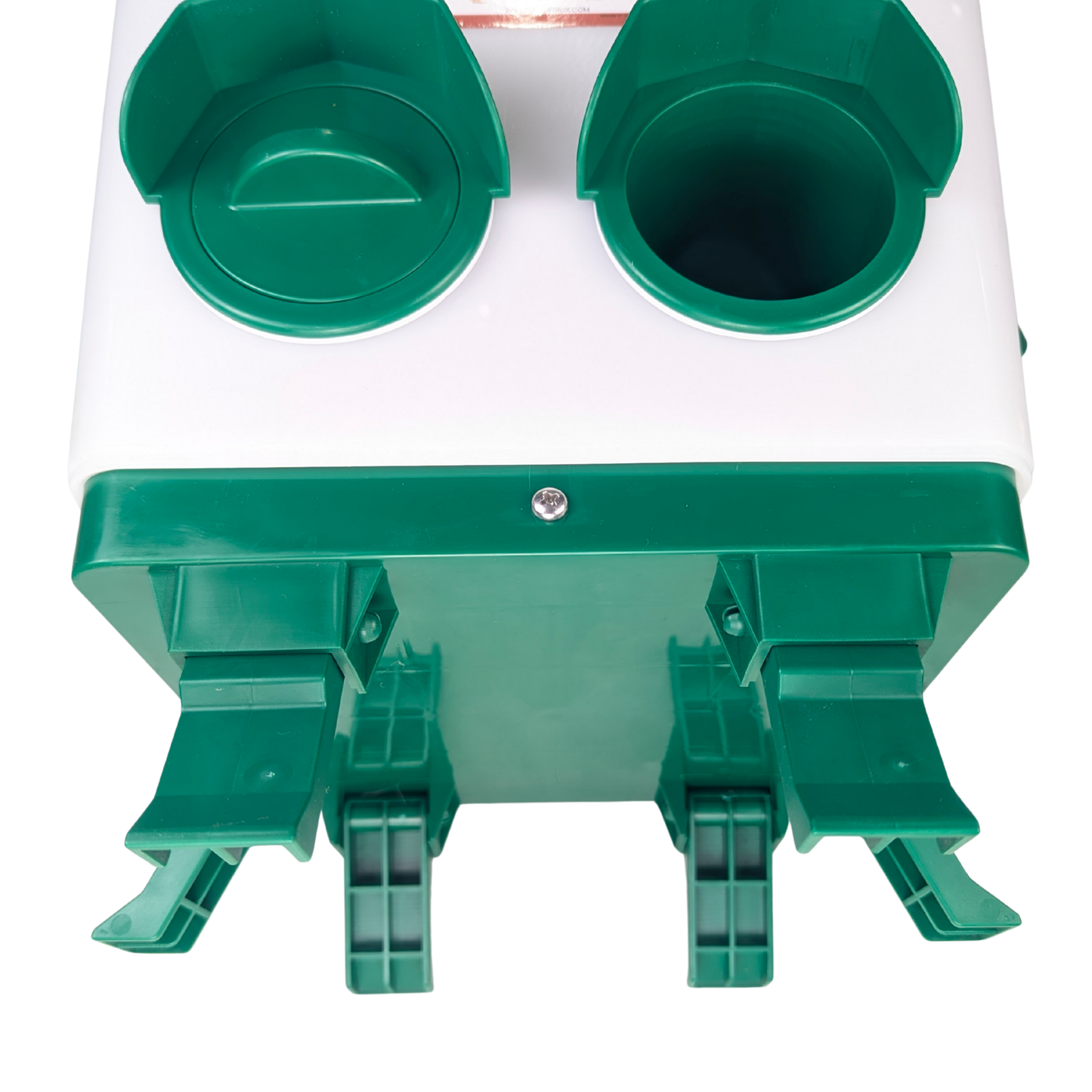 Hen's Choice™ - 25lb Chicken Feeder & 5 Gallon Waterer Set, Anti-Roost Lid, With Legs