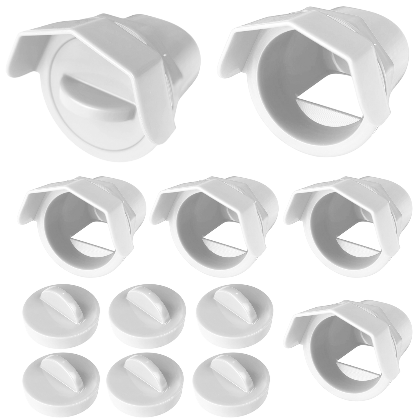 Hen's Choice™ 6 DIY Chicken Feeder Ports | For Chickens Or Guineas