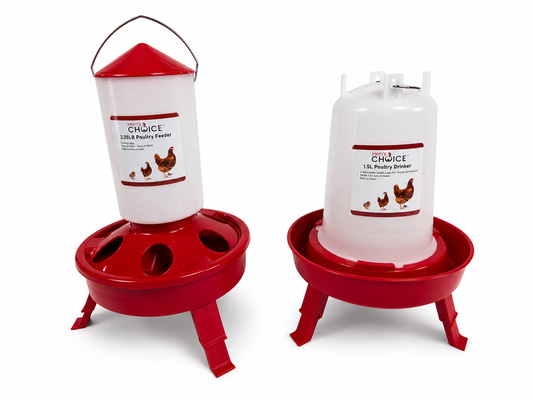 Hen's Choice™ - 3.25 lb Chick Feeder and 1.5 L Drinker Set