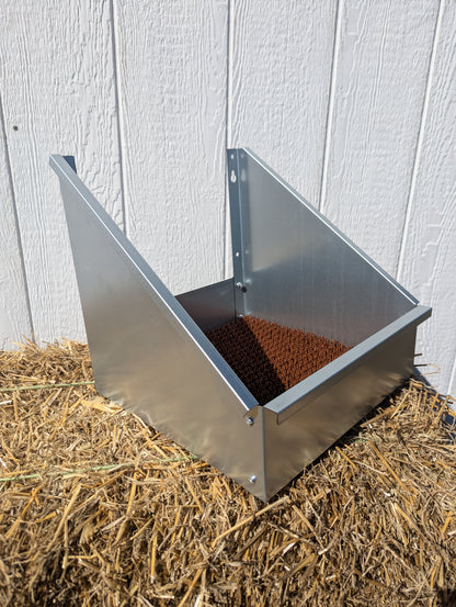 Hen's Choice™ - Single Chicken Nest Box | Galvanized Metal